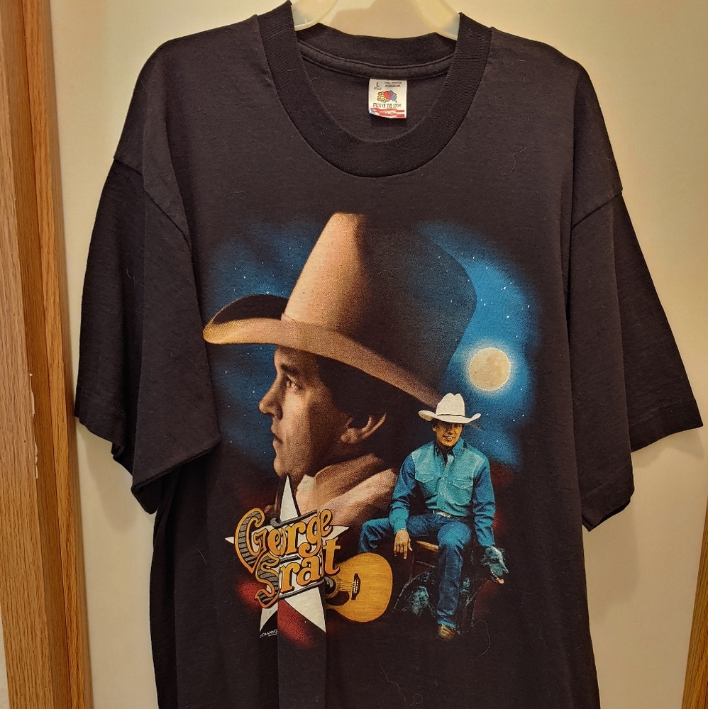 George Strait Lead On Tour t shirt. Size large